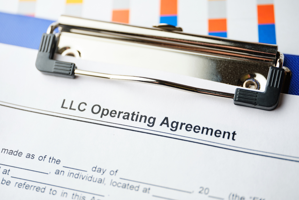 LLC operating agreement document
